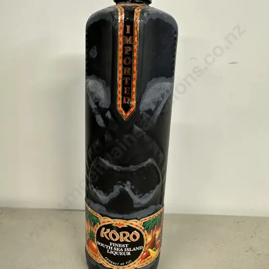 Koro Finest Sea Island Liqueur Collectors Bottle 